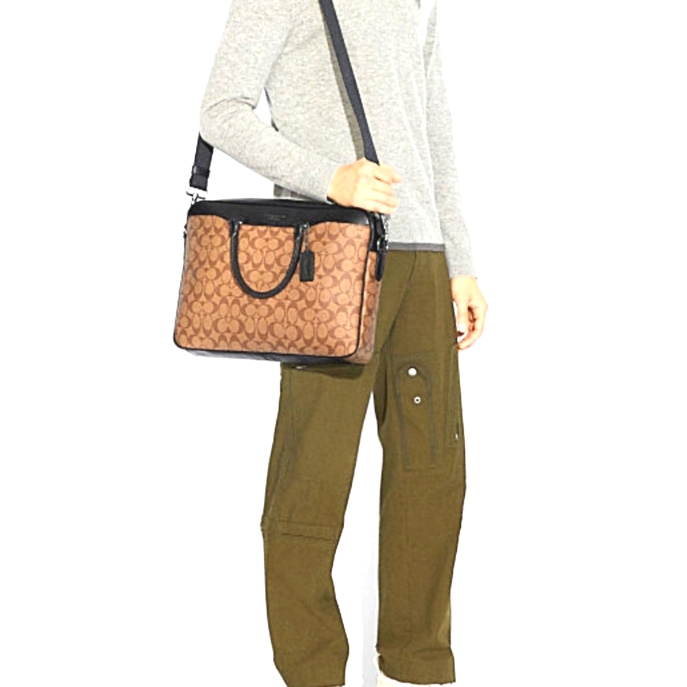 Coach Briefcase in Signature Canvas